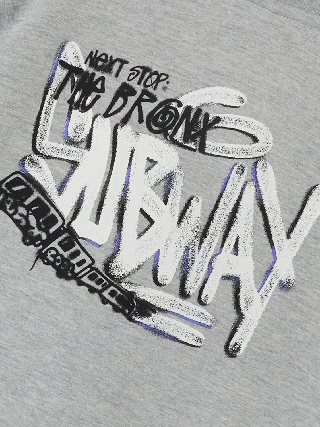 NKMFRAFFITI T-Shirts & Tops - Grey Melange